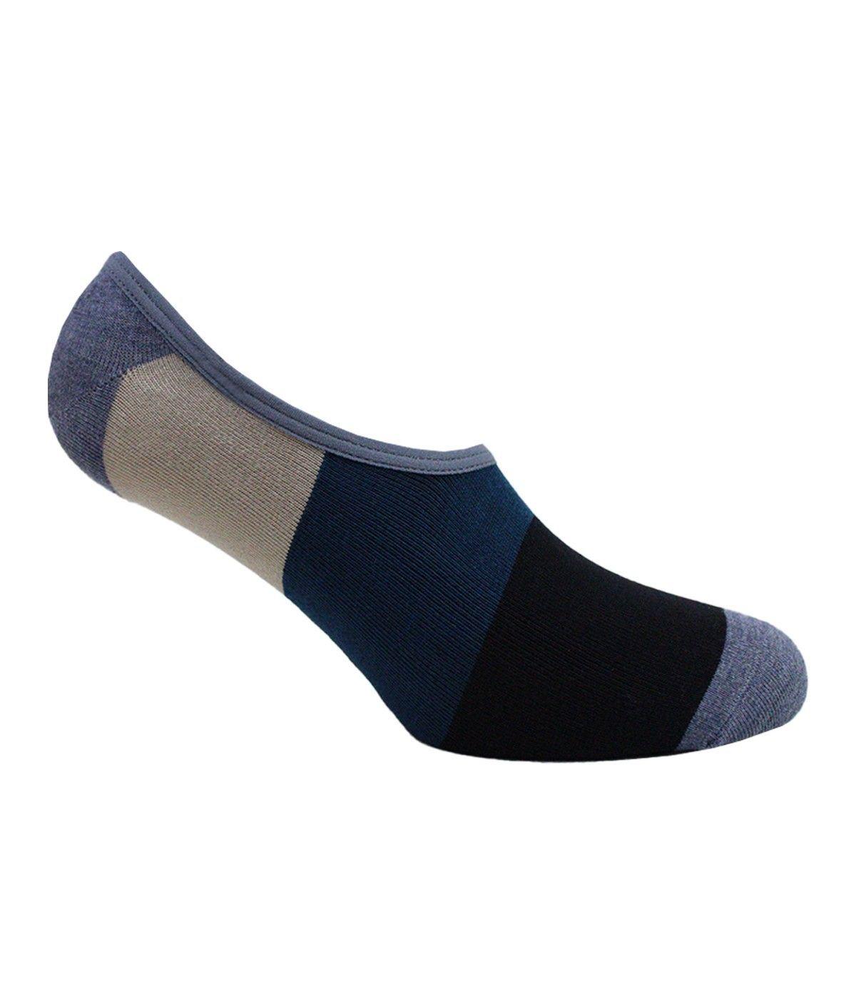 3 Pares Calcetín Bamboo Franjas Peruggi-2