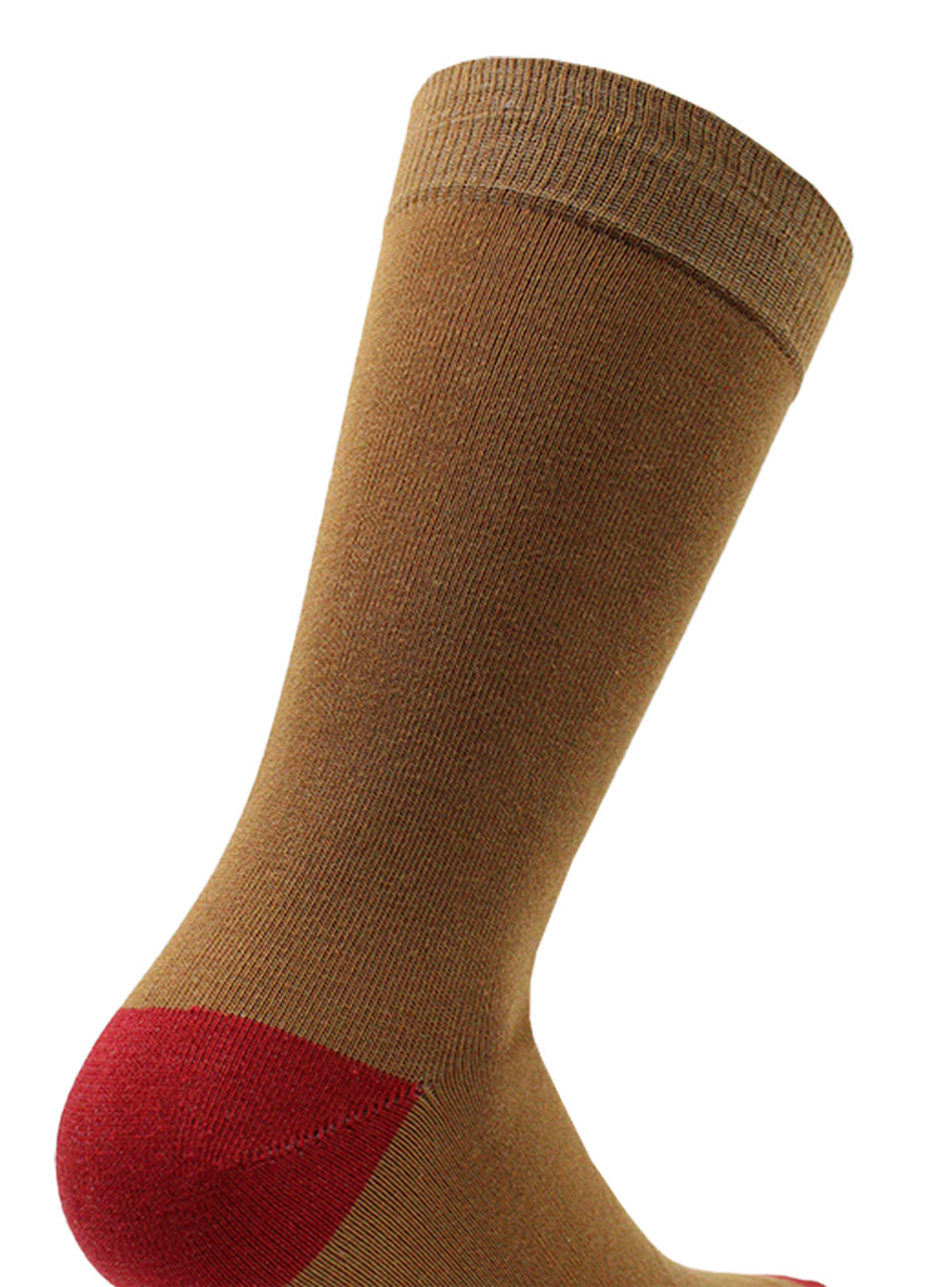 Calcetin Bamboo Punto Talon Largo Americano Monarch-2