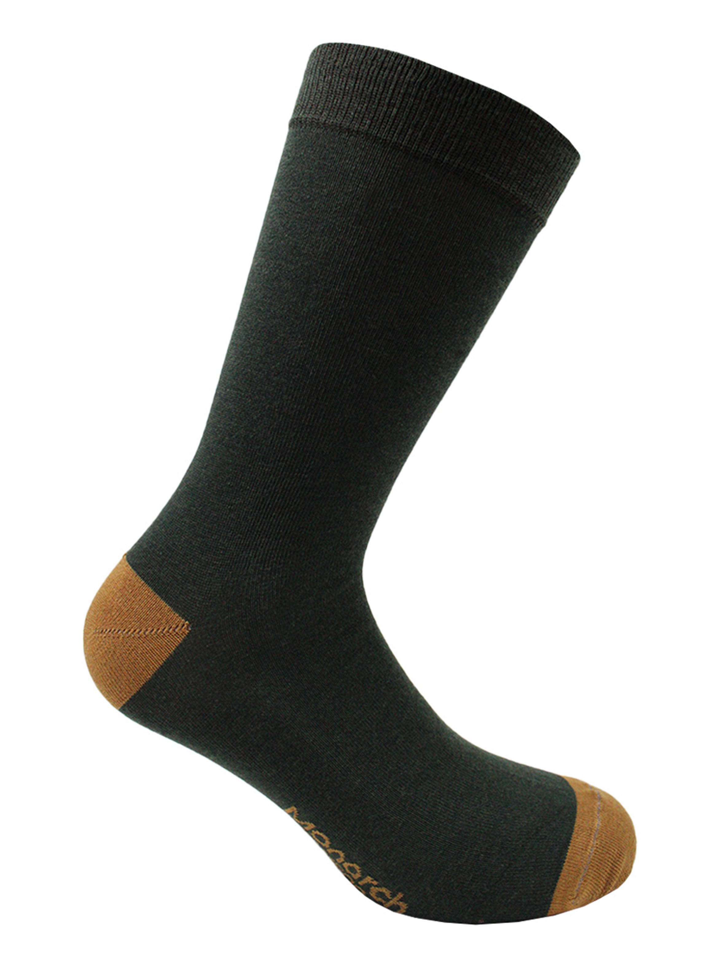 Calcetin Bamboo Punto Talon Largo Americano Monarch-0