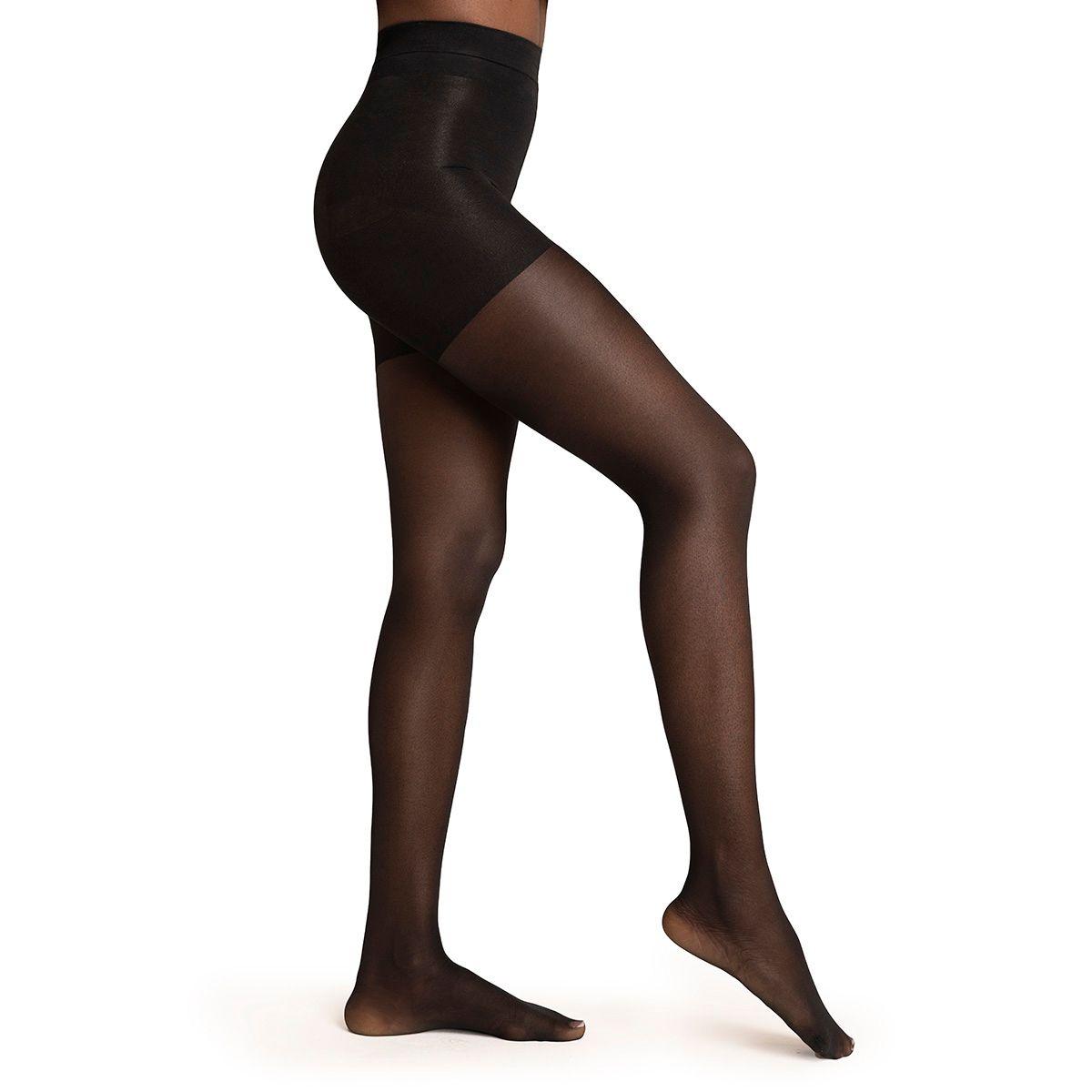 Panty Push Up Transparente Negro-0