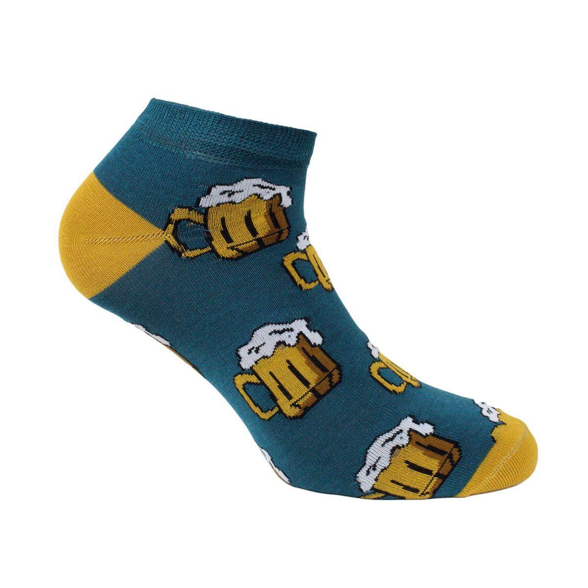 Calcetin Bamboo Diseño Cerveza Petroleo-0