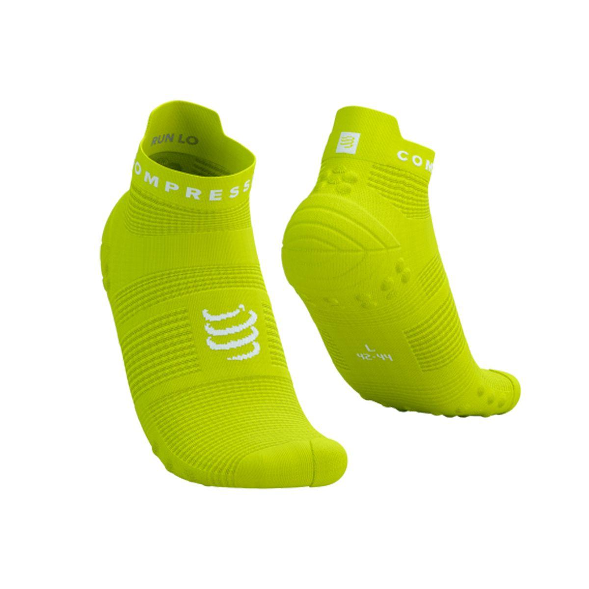 Calcetín Pro Racing v4.0 Run Low Yellow-0