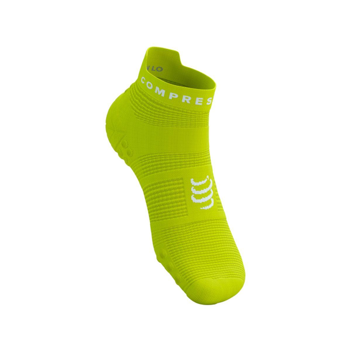 Calcetín Pro Racing v4.0 Run Low Yellow-1