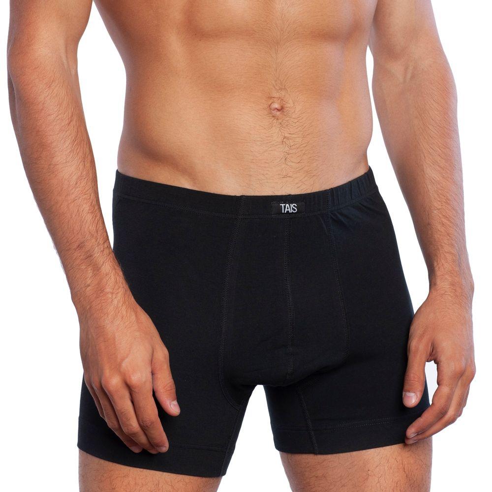 Bi-Pack Boxer Algodón Elastico Recubierto Negro-0