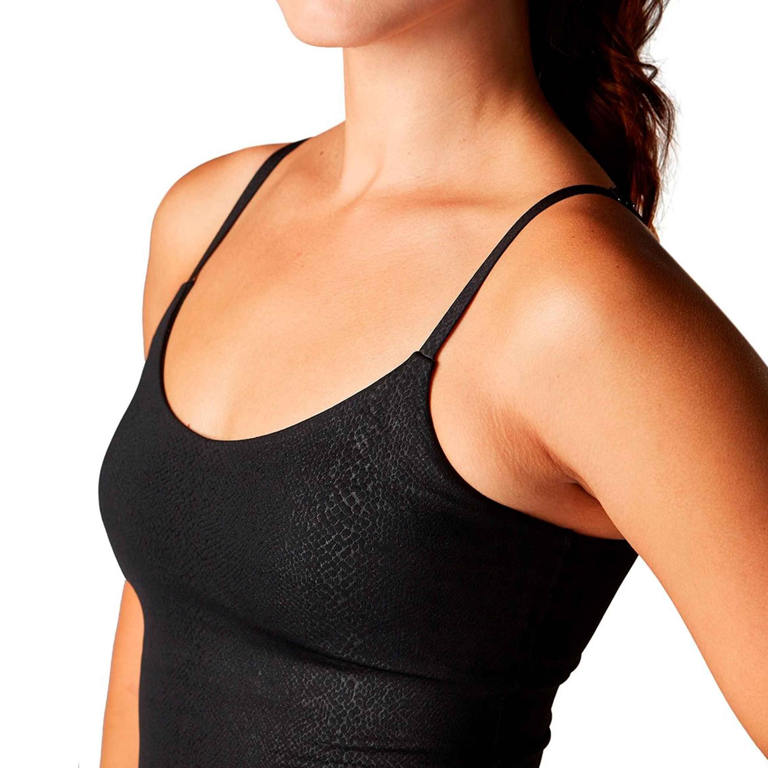 Cami Bra Python Negro-2