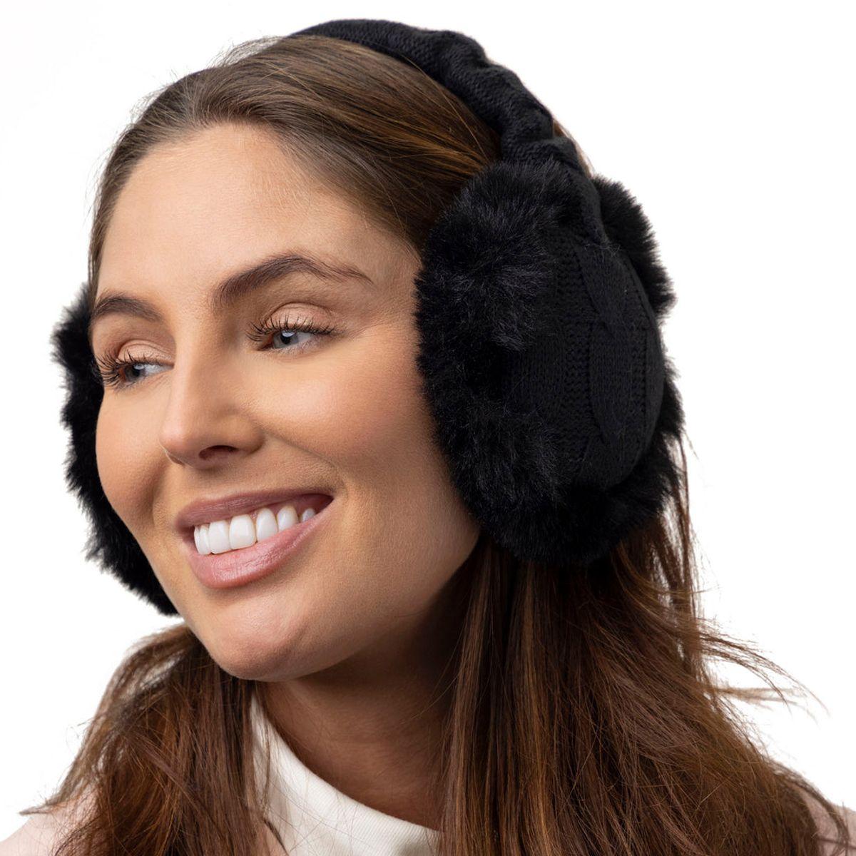 Orejeras Plegables Térmicas Negro Heat Holders-2
