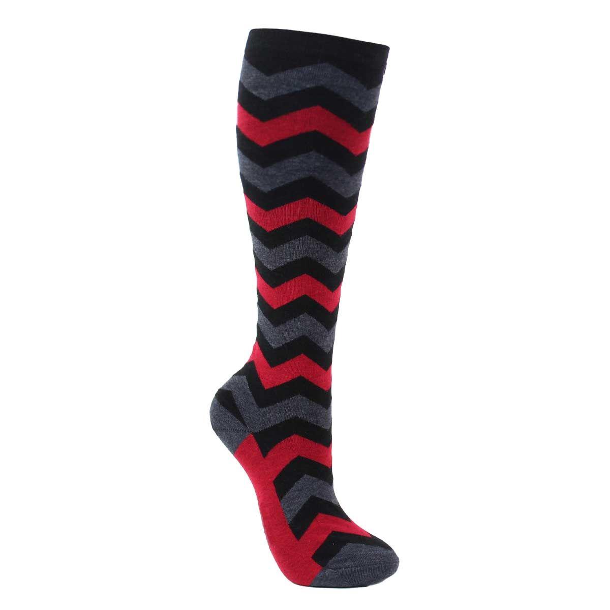 Calceta Bamboo Zigzag Largo 4/4 Negro-0