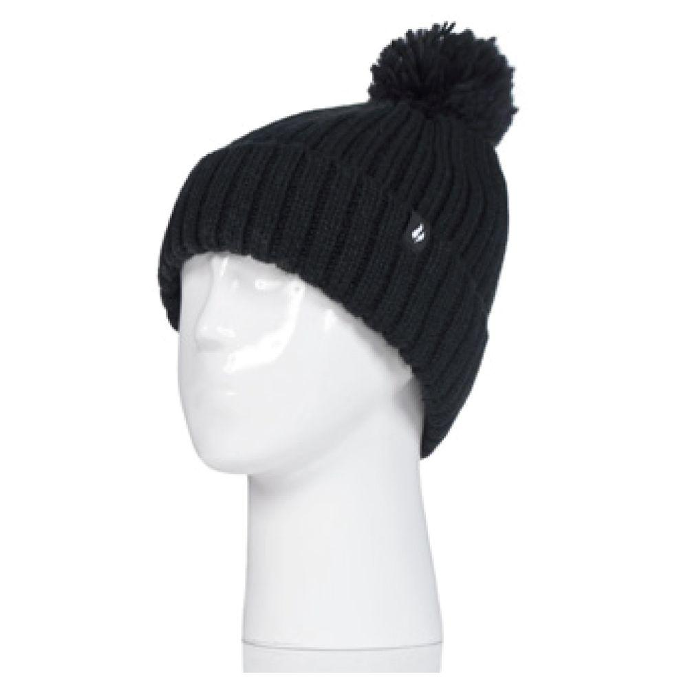 Gorro Pom Pom Arden Black Heat Holders-0