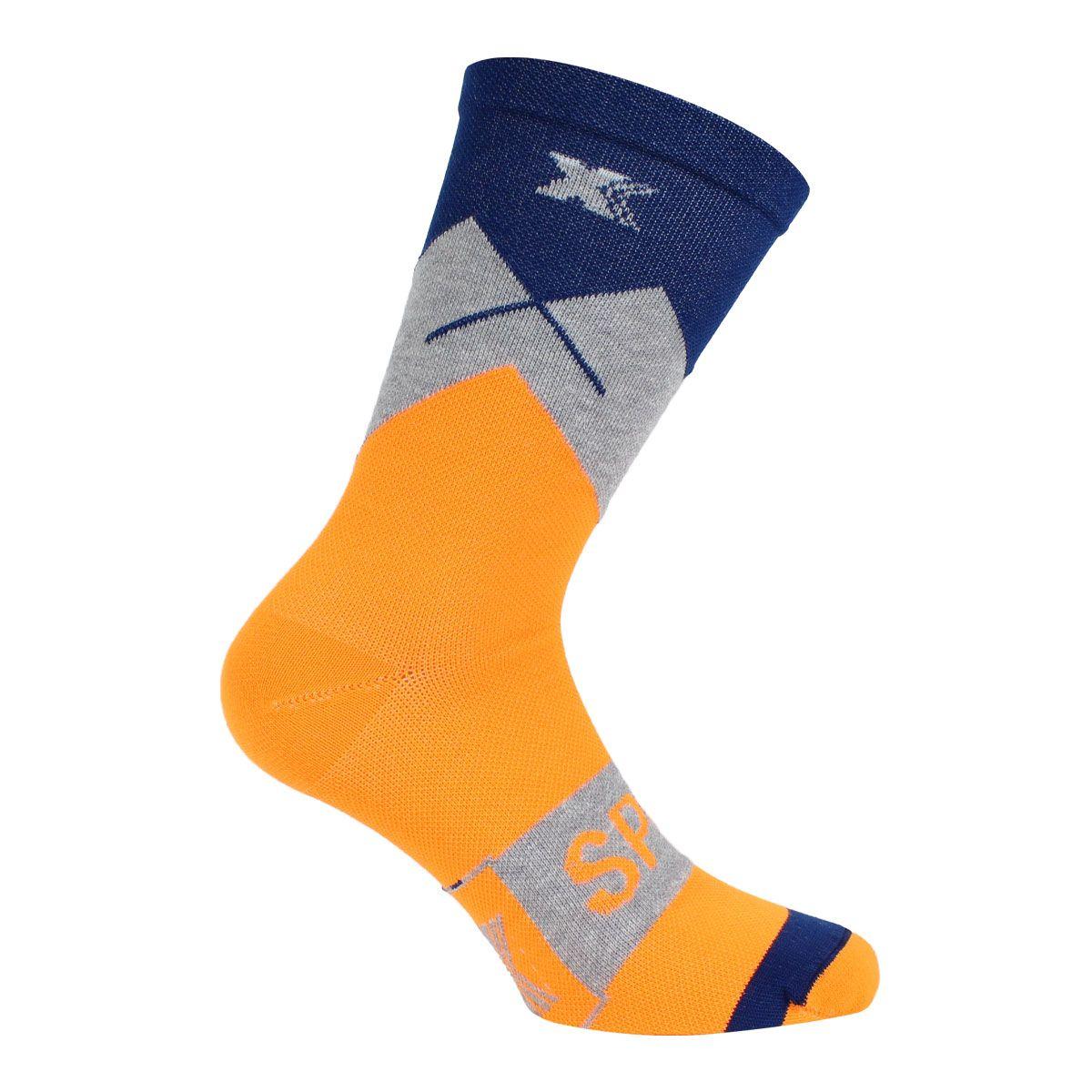 Calcetín Sport Xpert 3/4 Rombo - Naranja-0