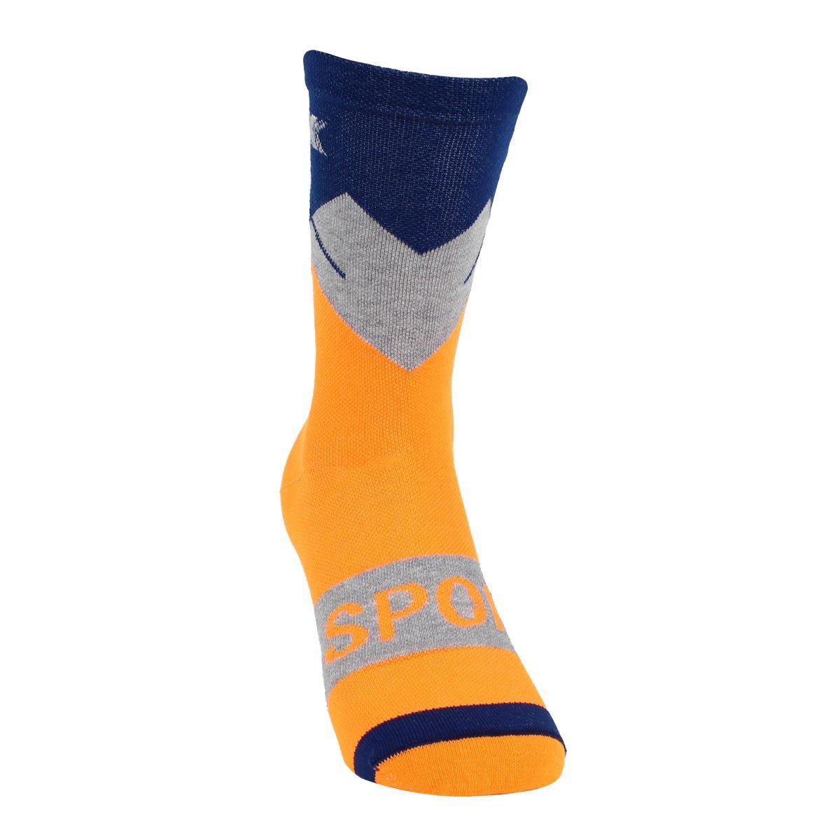 Calcetín Sport Xpert 3/4 Rombo - Naranja-1
