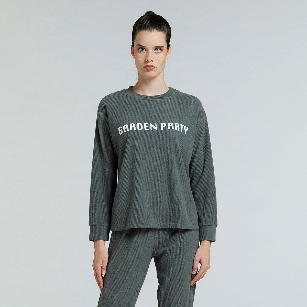 Pijama Polare Gris Pompea-3