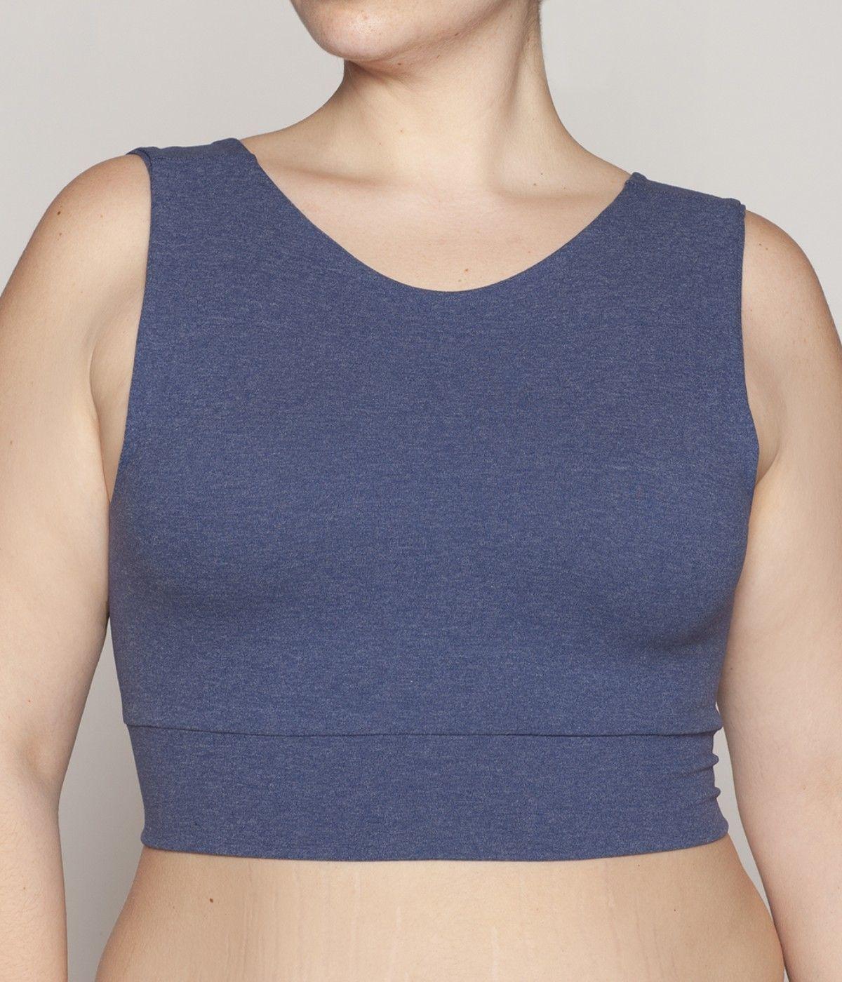 Polera Crop Melange Amarras Lasst-2