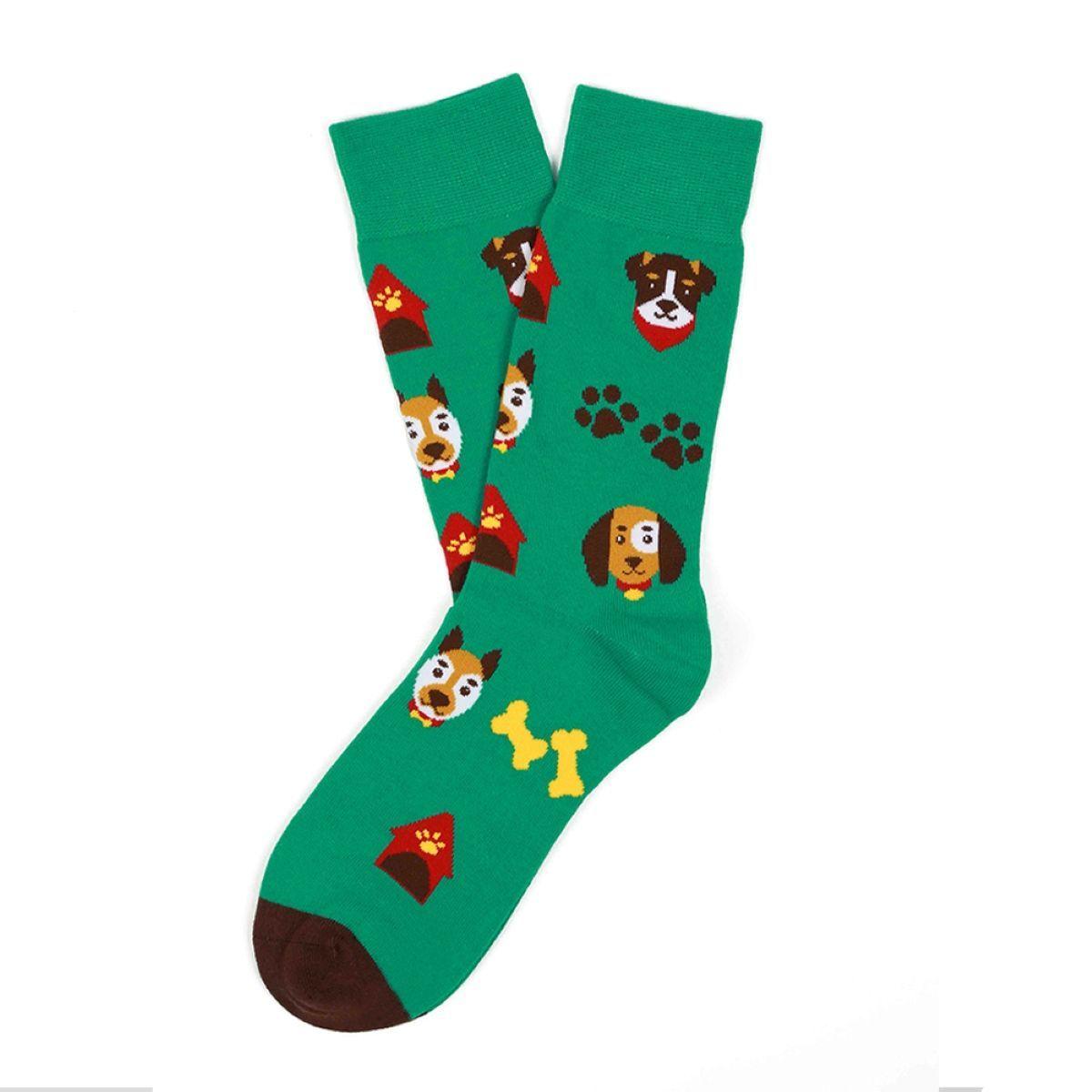 Calcetín Algodón Peinado Perro-0