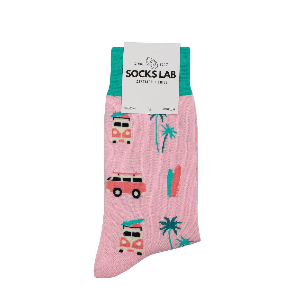 Calcetín Algodón Combi - Rosa Socks Lab-1