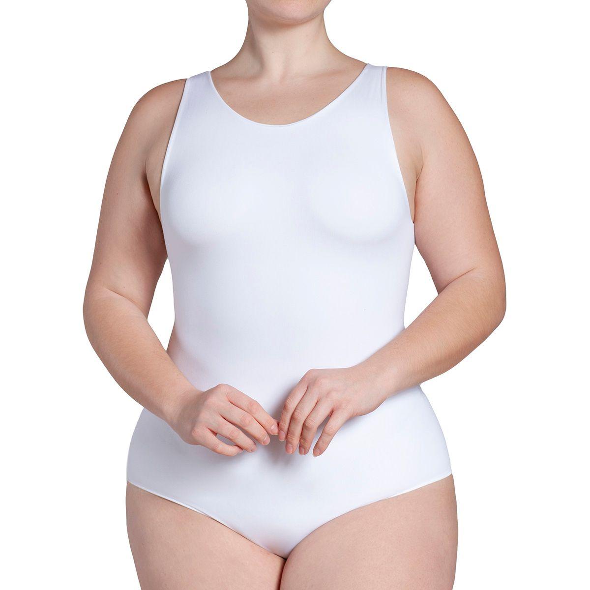 Body Sin Manga Escote Ojal Blanco-3
