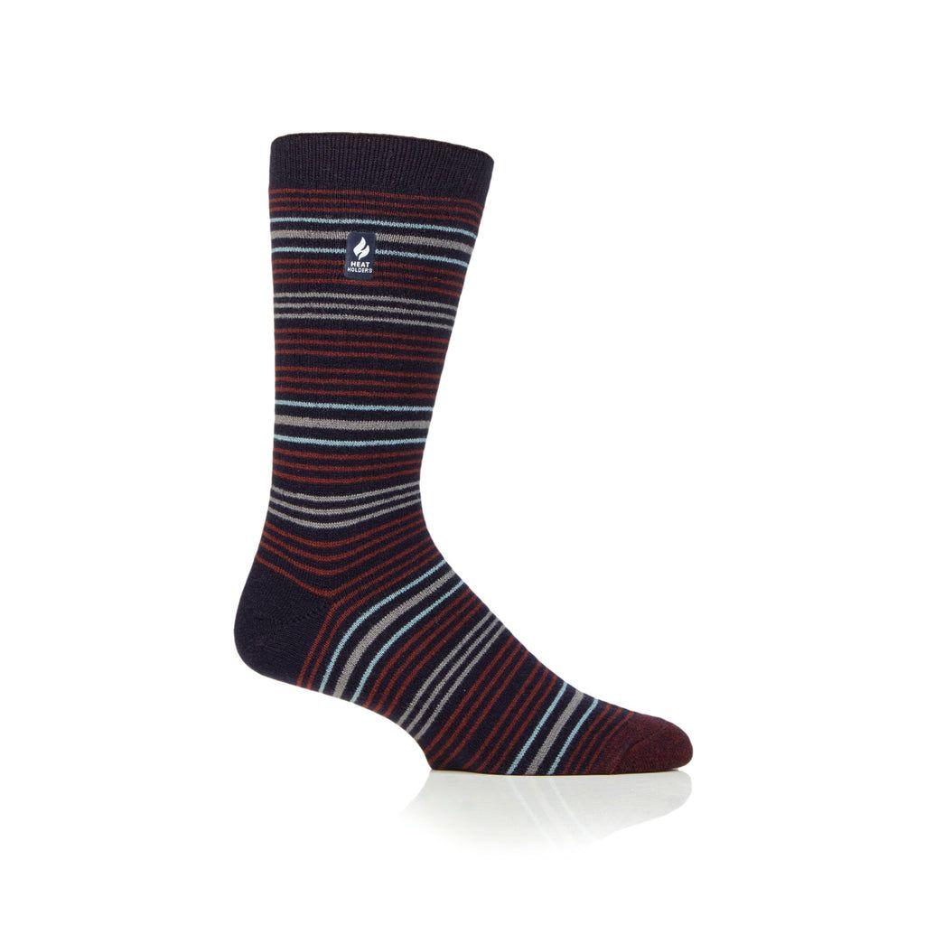Calcetín Ultra Lite Stripe - Croyriden Azul Marino Heat Holders-0