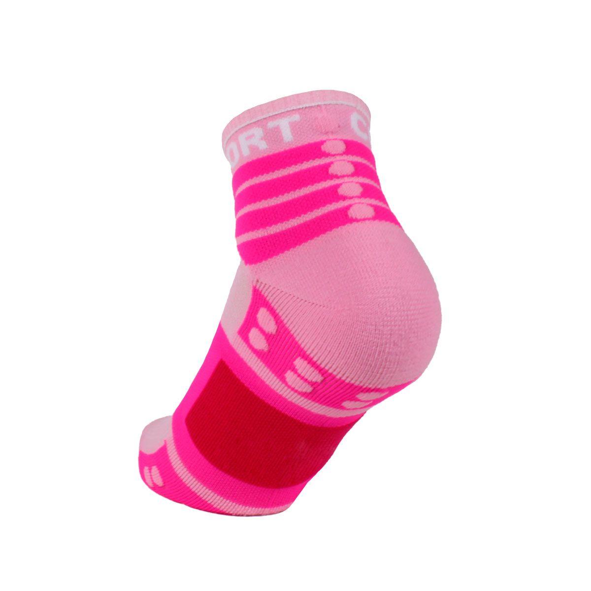 Calcetín  Training  Bi-Pack Rosado-1