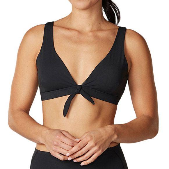 Peto Tie Front Bra Negro Tavi Noir-0