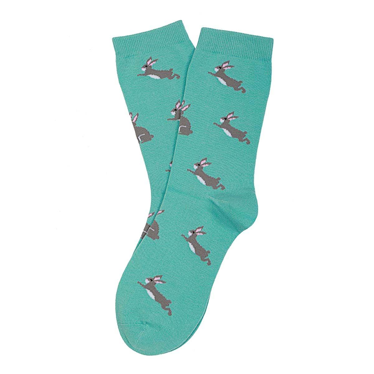 Calcetín Algodón Peinado Conejos-0