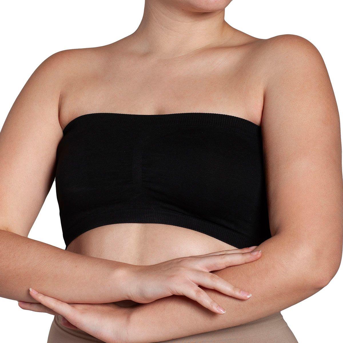 Polera Esencial Mini Bandeau Negro-4
