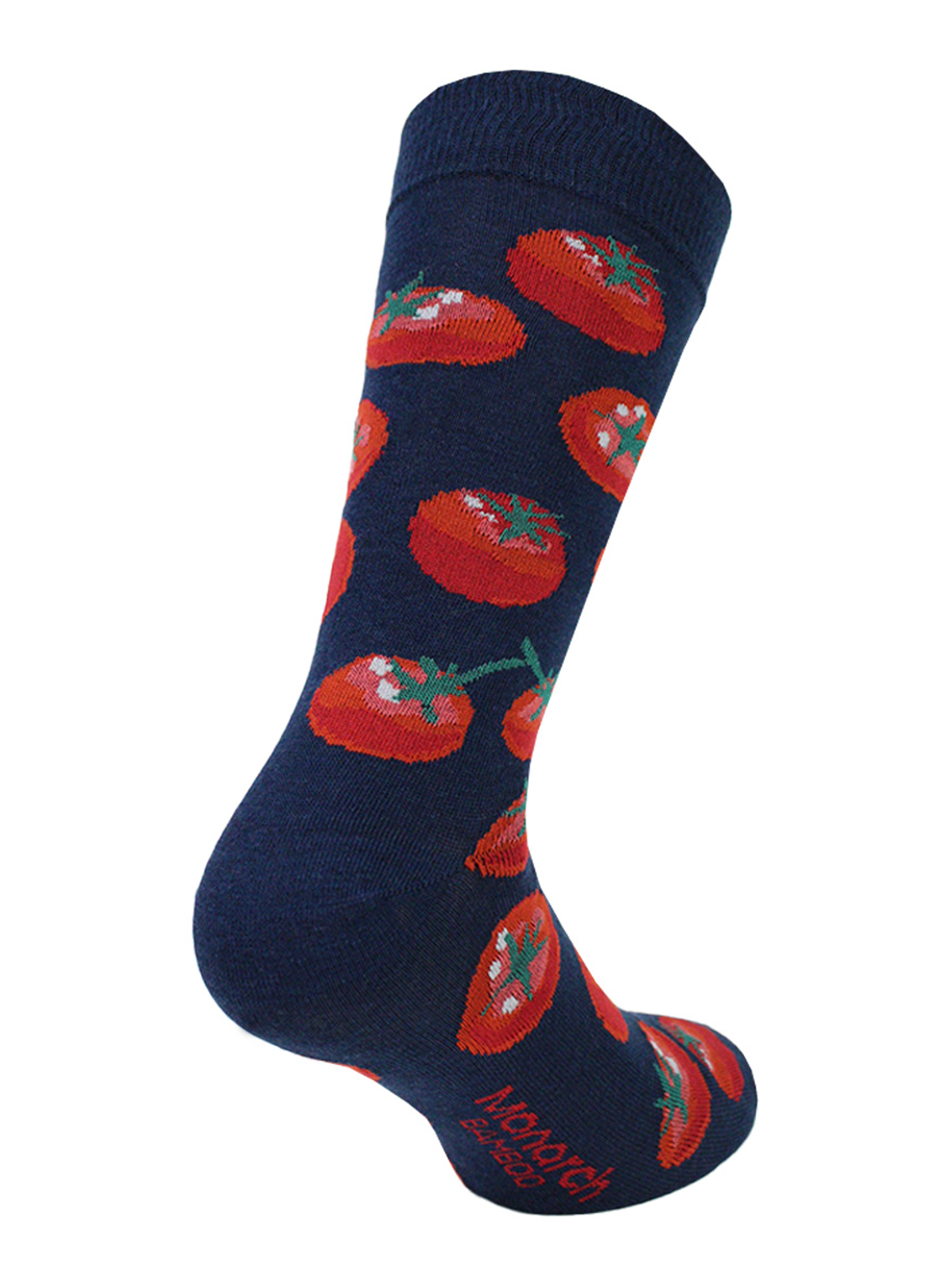 Calcetin Bamboo Tomate Largo Americano Monarch-1