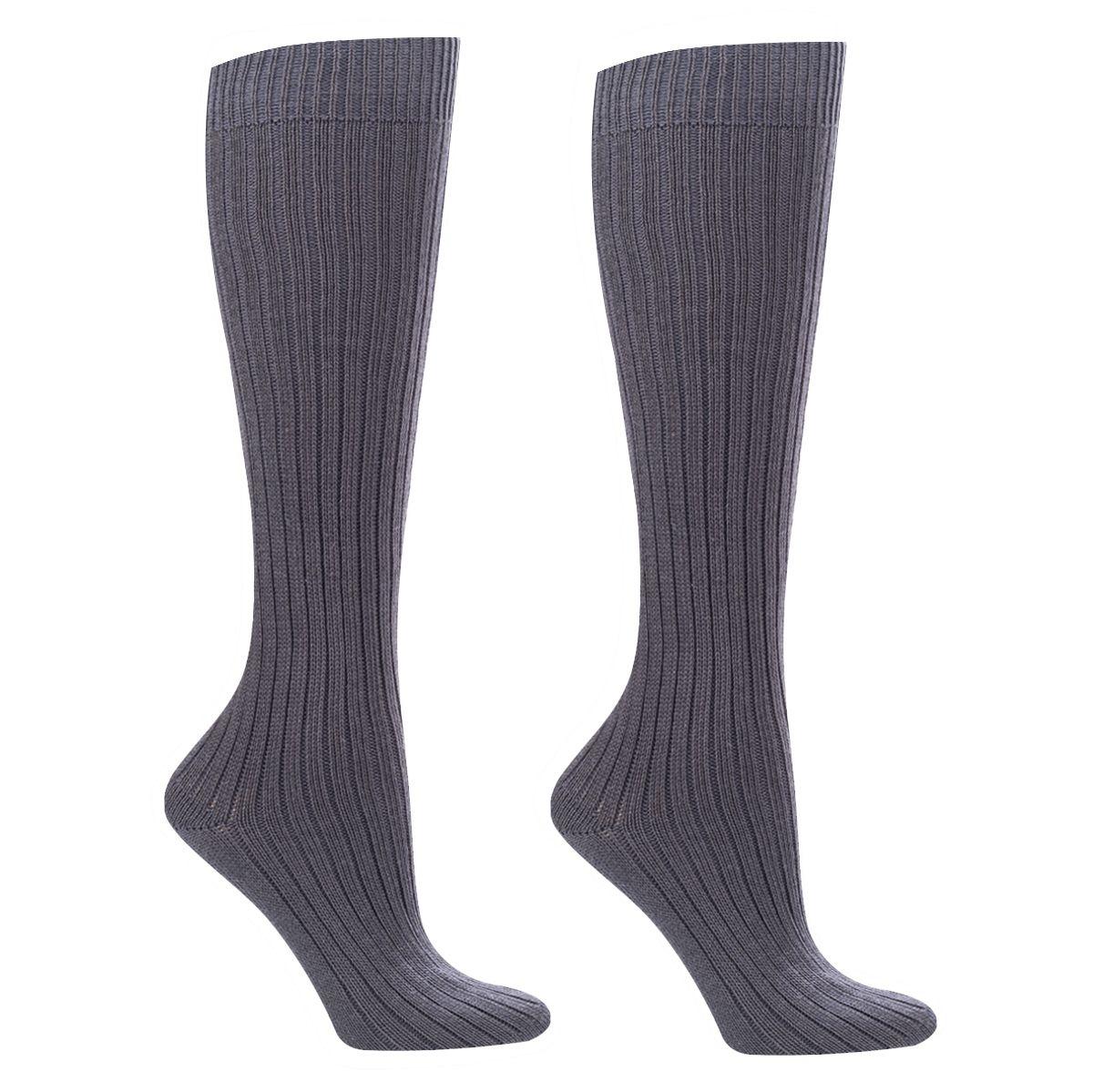 Calceta Gruesa Bi-Pack Escolar Gris Monarch-0