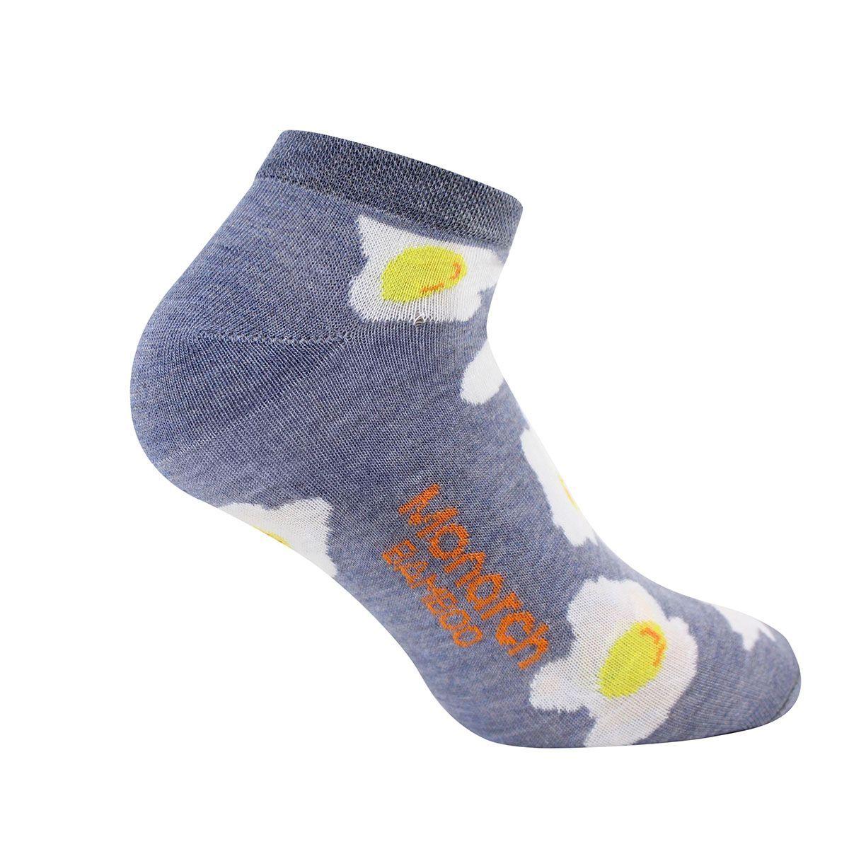 Calcetin Bamboo Diseño Huevos Largo 0/4 Bagues-1