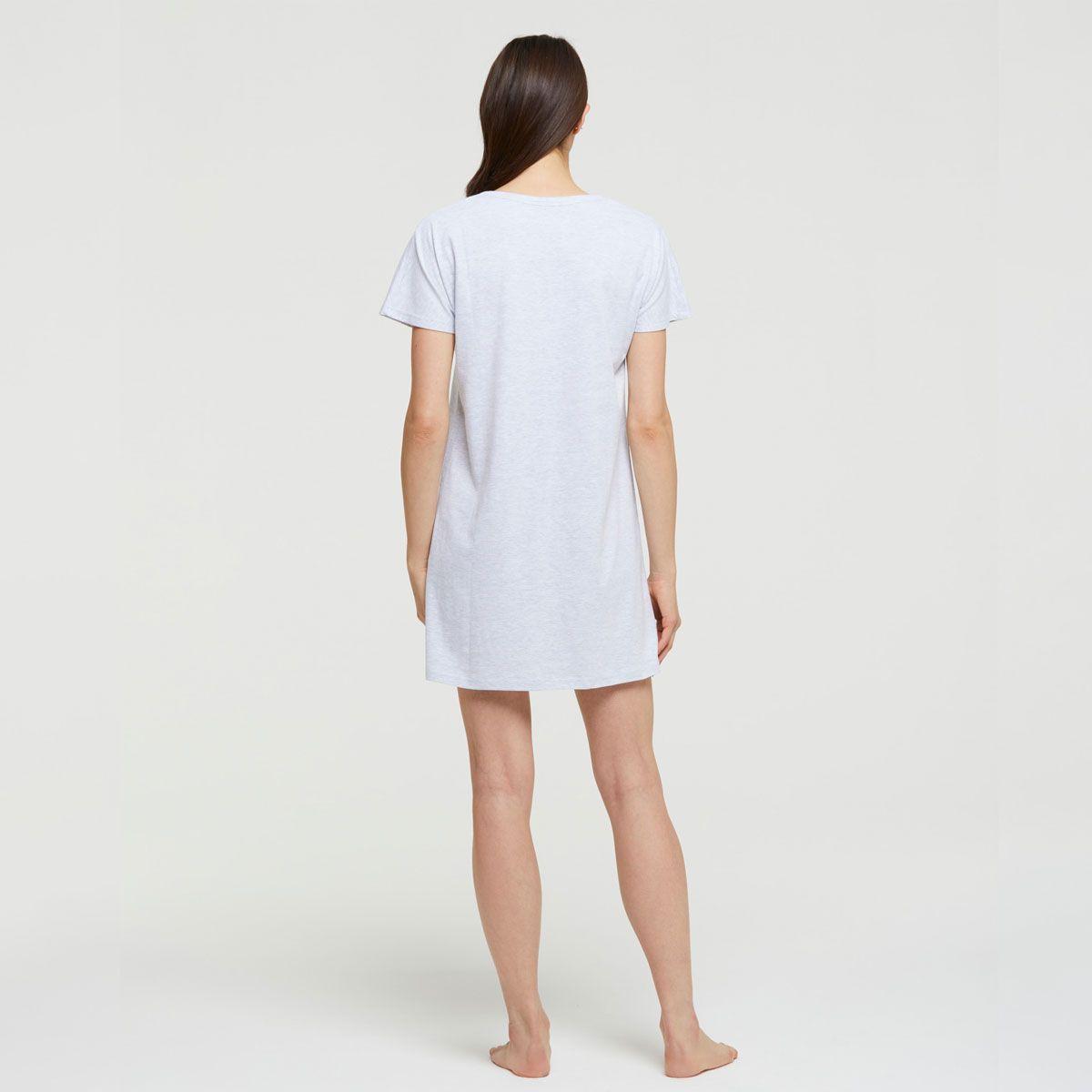 Pijama Camisola Giulia Gris Pompea-2