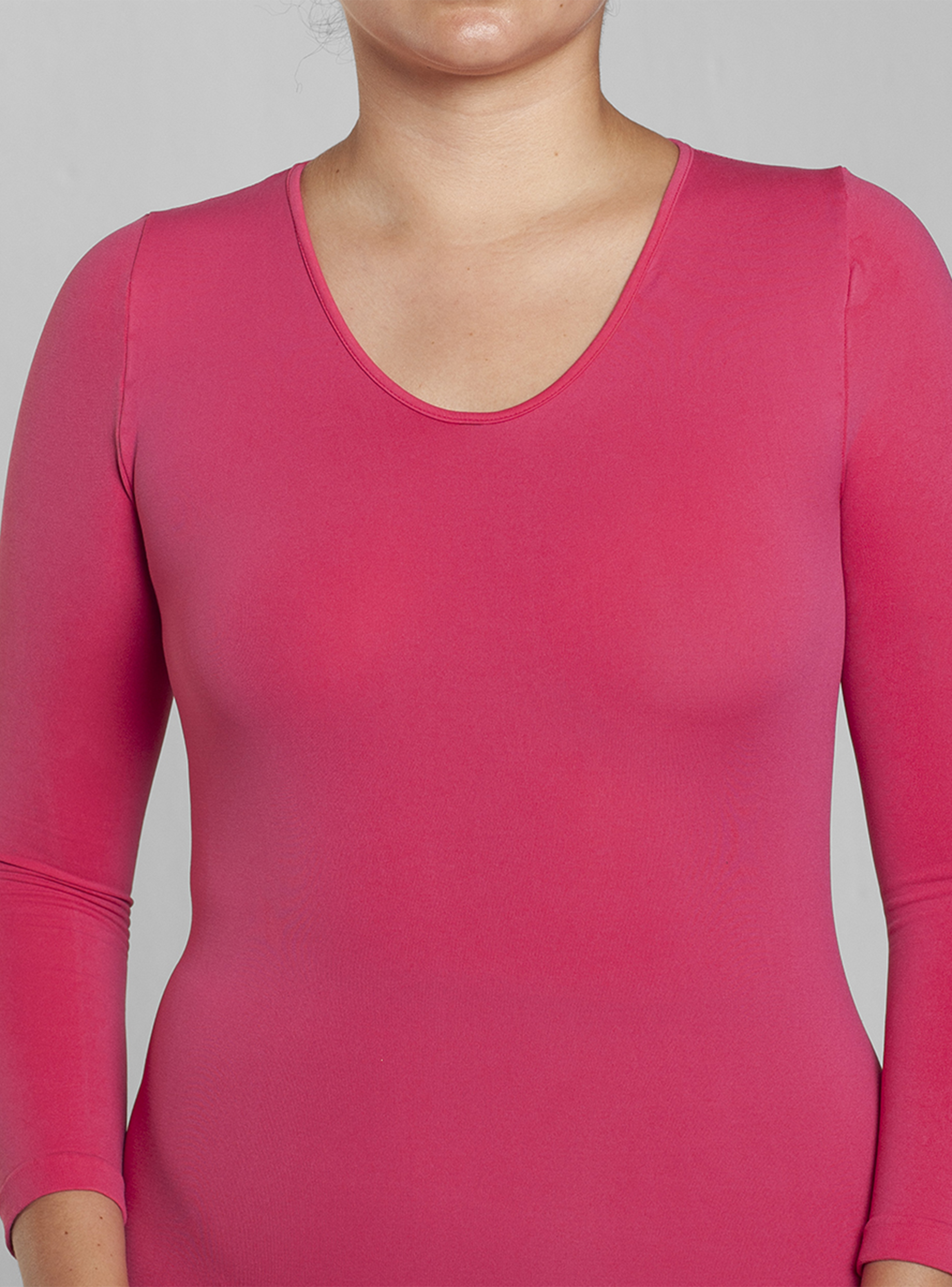 Polera Esencial Uniformes Salud Fucsia Monarch-2