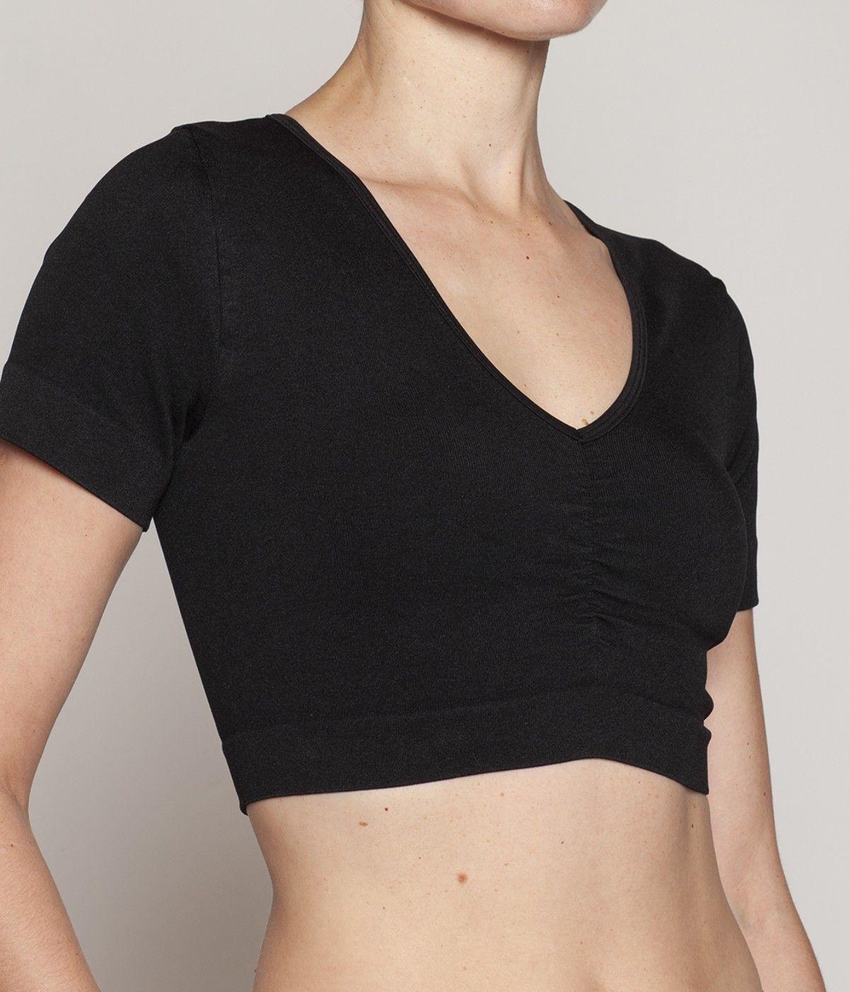 Polera Crop Manga Corta Lasst-2