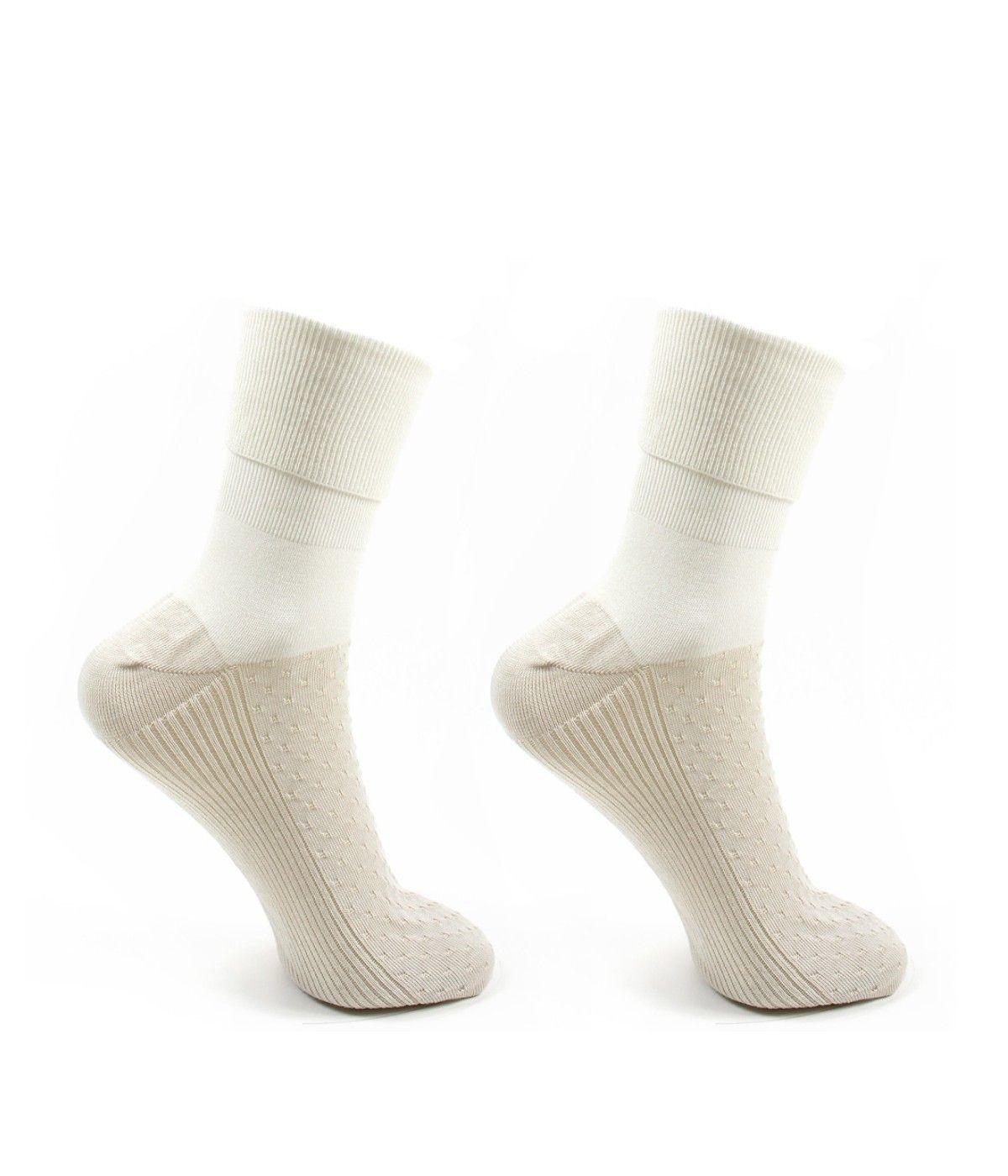 2 Pares Cobre Colores Vuelta Blanco-0