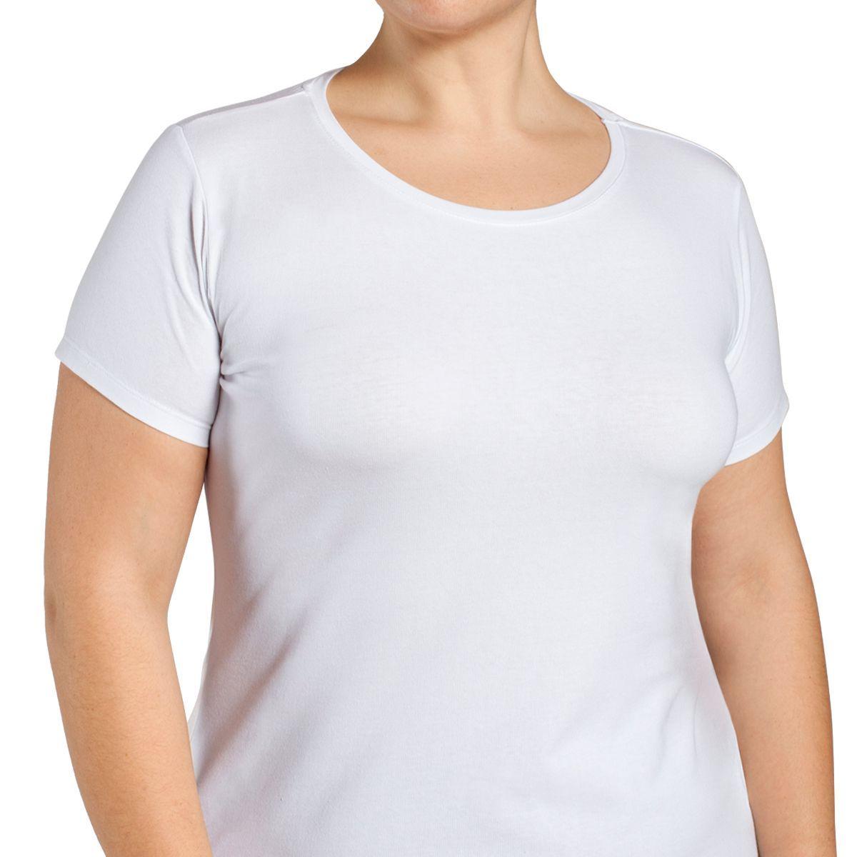 Camiseta Algodón Cuello Polo Manga Corta Blanco Monarch-0