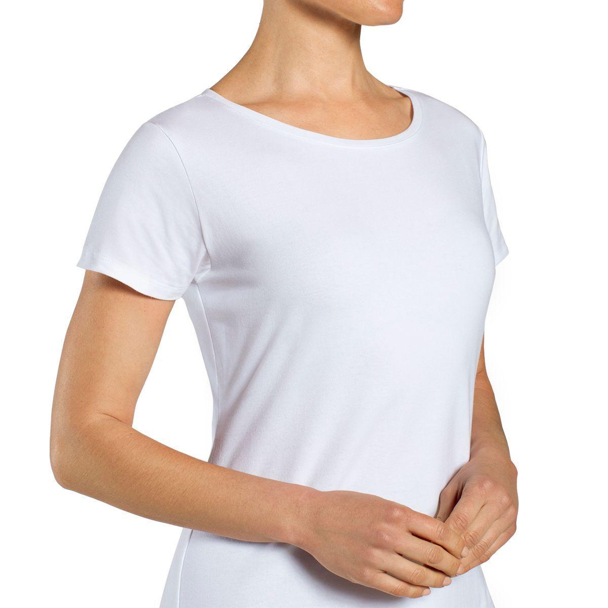 Camiseta Algodón Cuello Polo Manga Corta Blanco Monarch-4