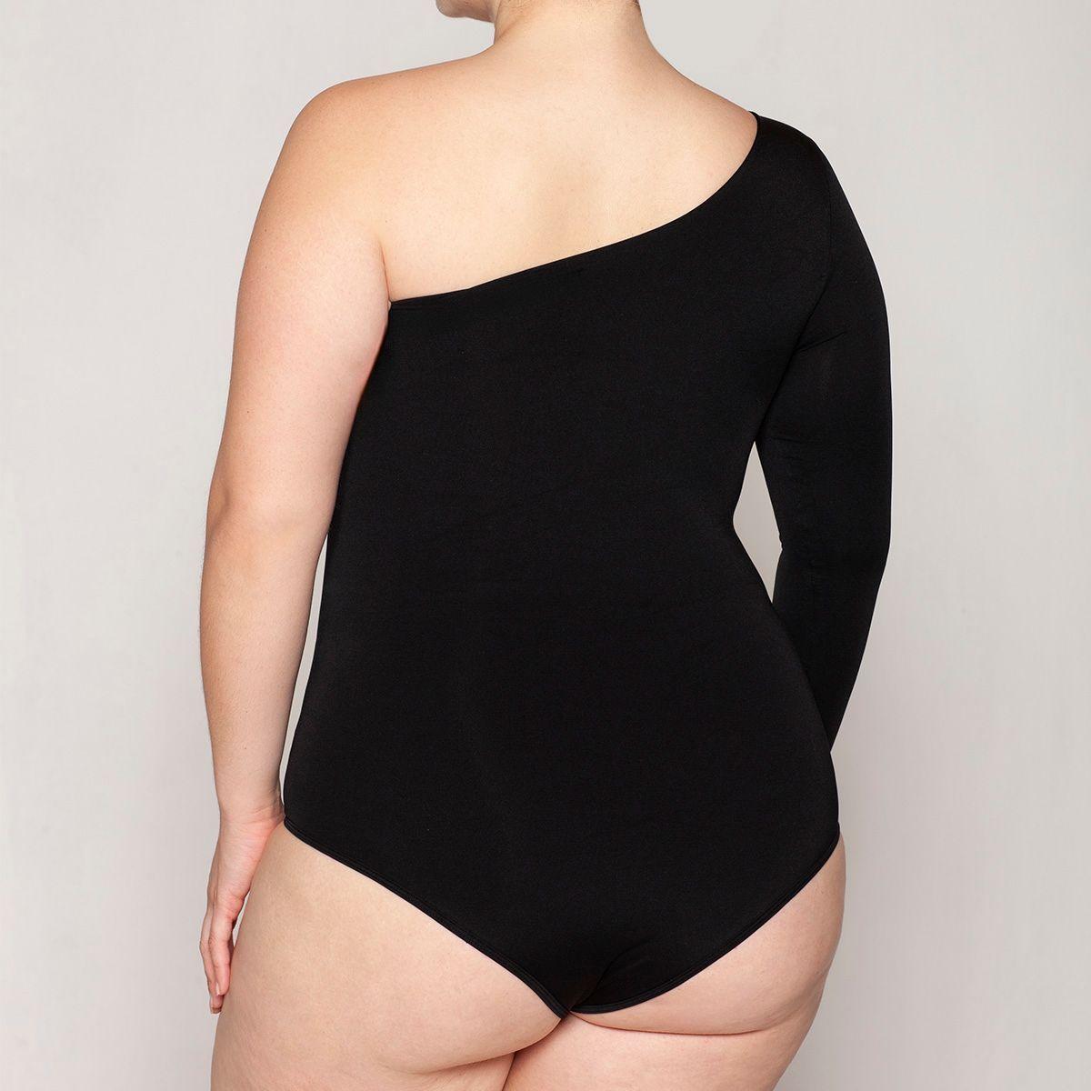 Polera Body Asimetrico Negro Lasst-2