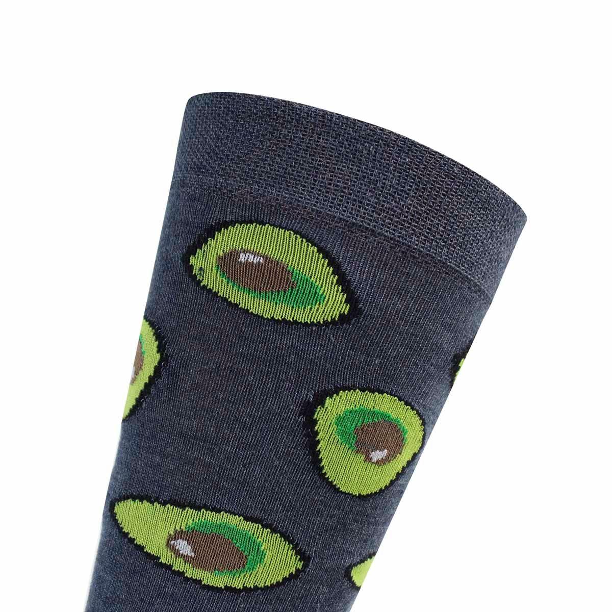 Calcetin Bamboo Diseño Paltas Largo Americano Jeans-2