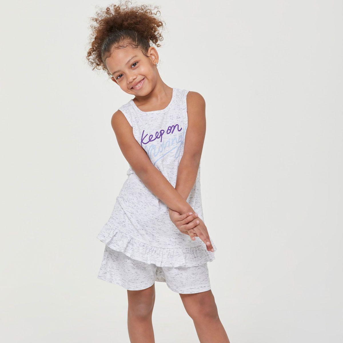 Pijama Short Ludovica Blanco Pompea-0