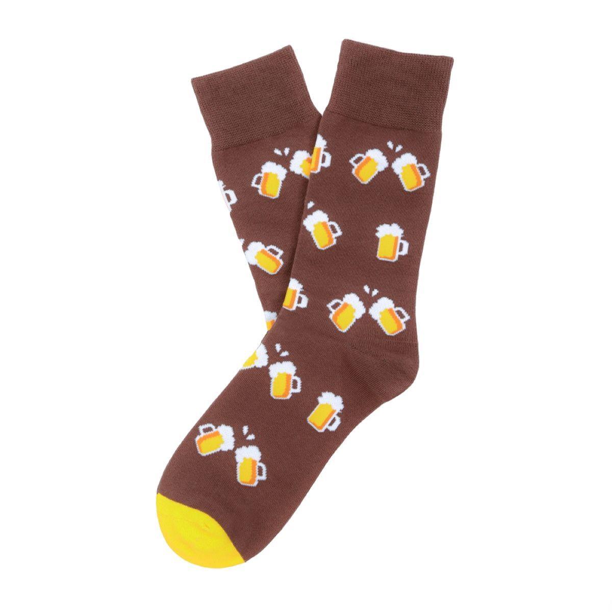 Calcetín Algodón Peinado Cervezas-0