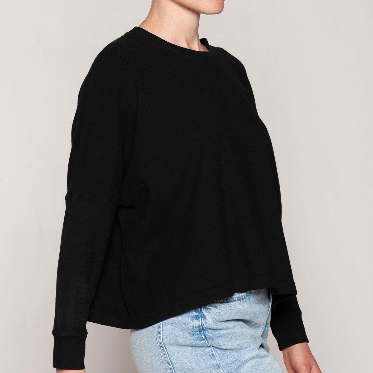 Polera Cuello Polo Algodón Negro Lasst-0