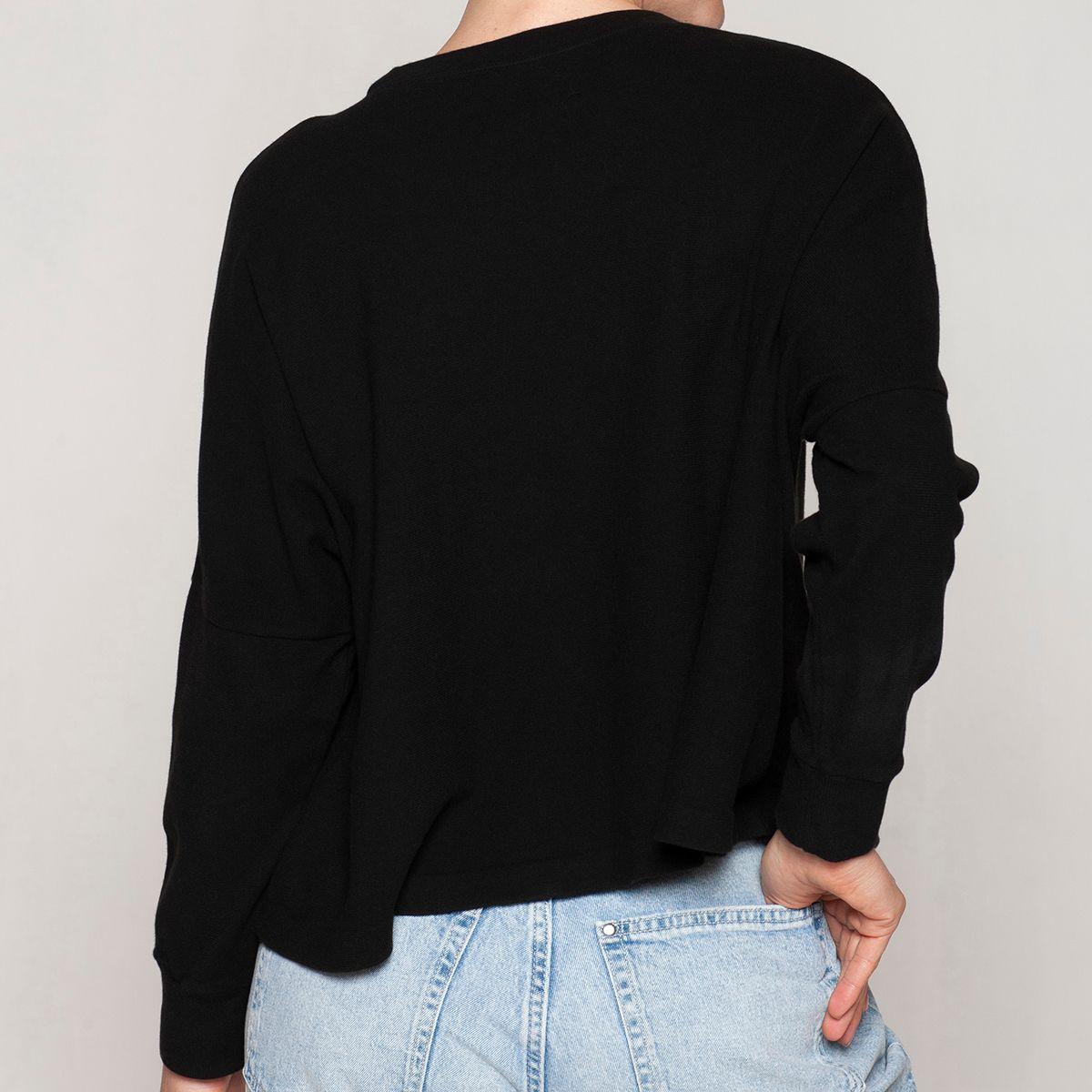 Polera Cuello Polo Algodón Negro Lasst-2