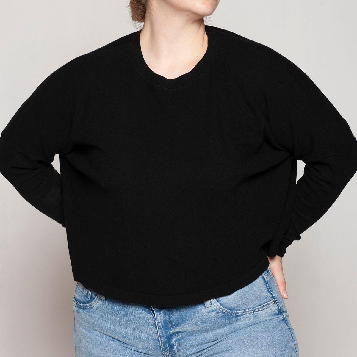 Polera Cuello Polo Algodón Negro Lasst-4