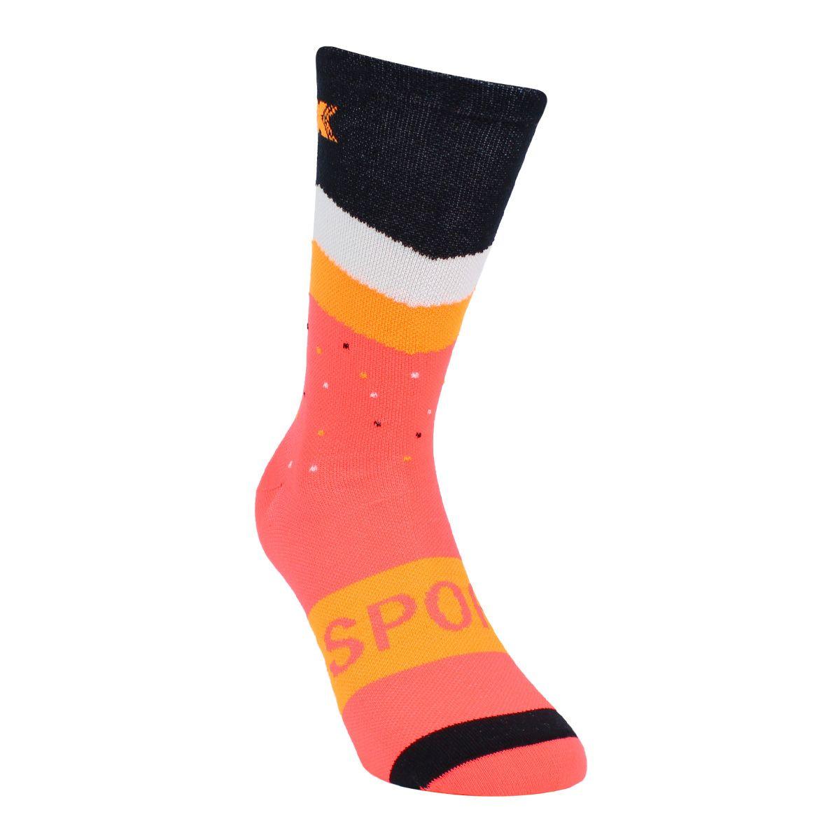 Calcetín Sport Xpert 3/4 Zigzag - Sandía-1