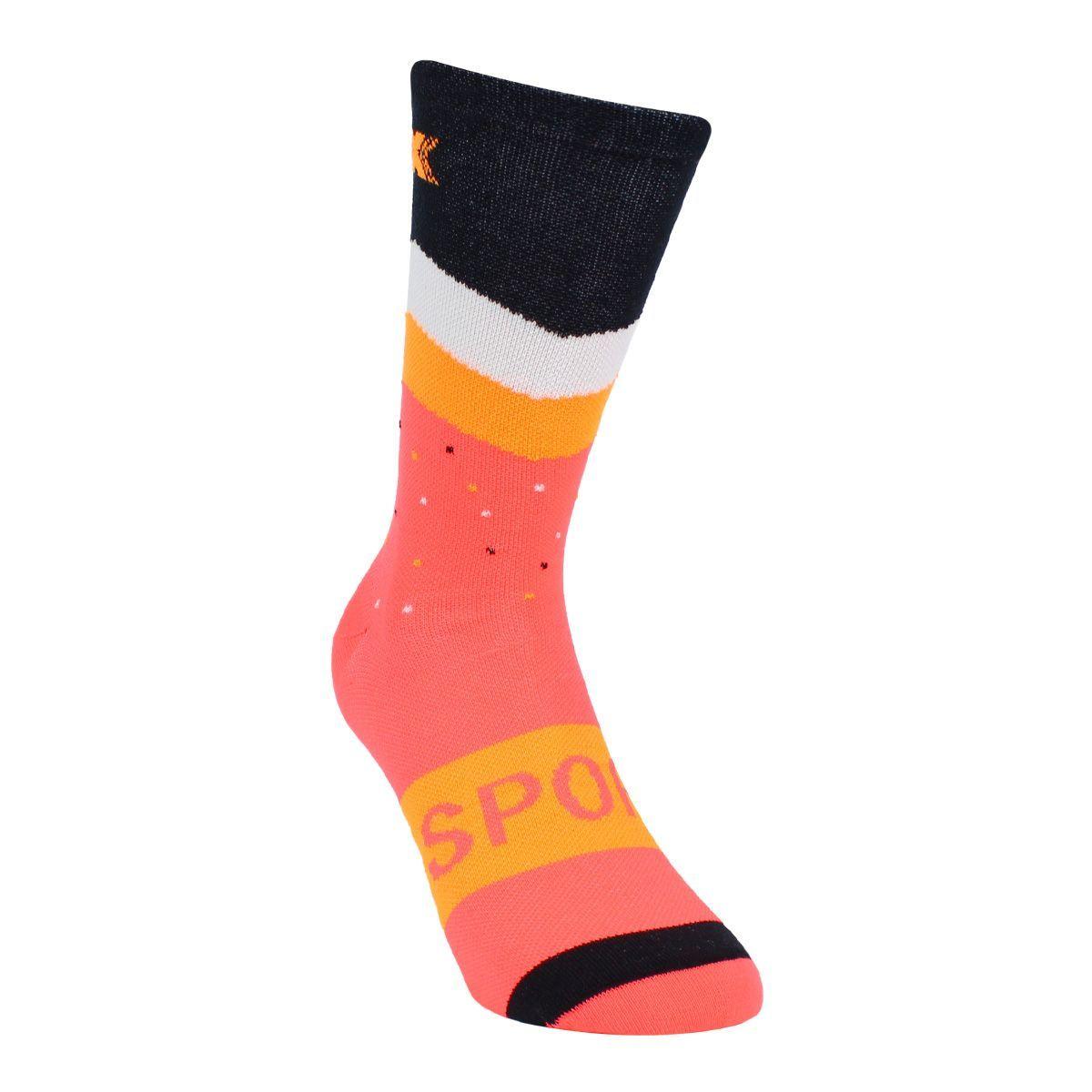 Calcetín Sport Xpert 3/4 Zigzag - Sandía-1