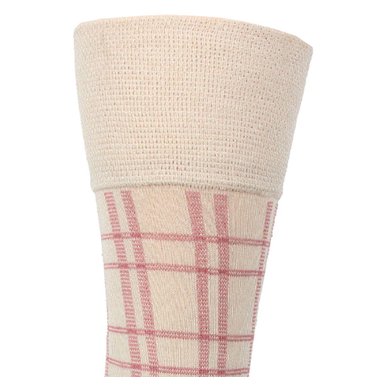 Calcetin Bamboo Escoses Largo 3/4 Crudo-2