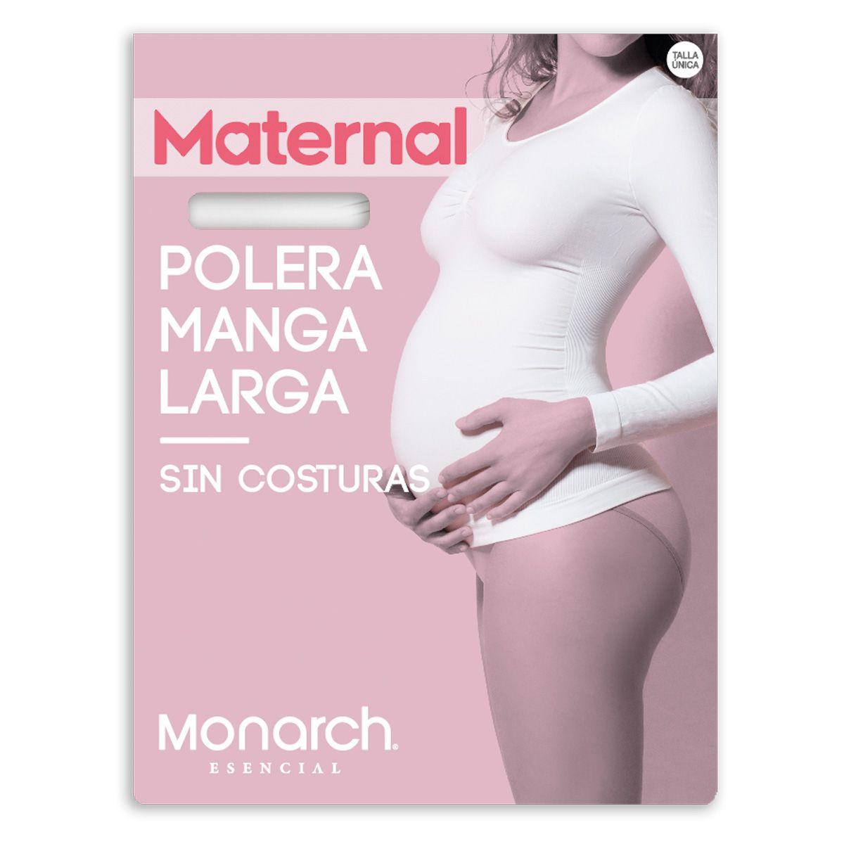 Polera Maternal Manga Larga Blanco-2