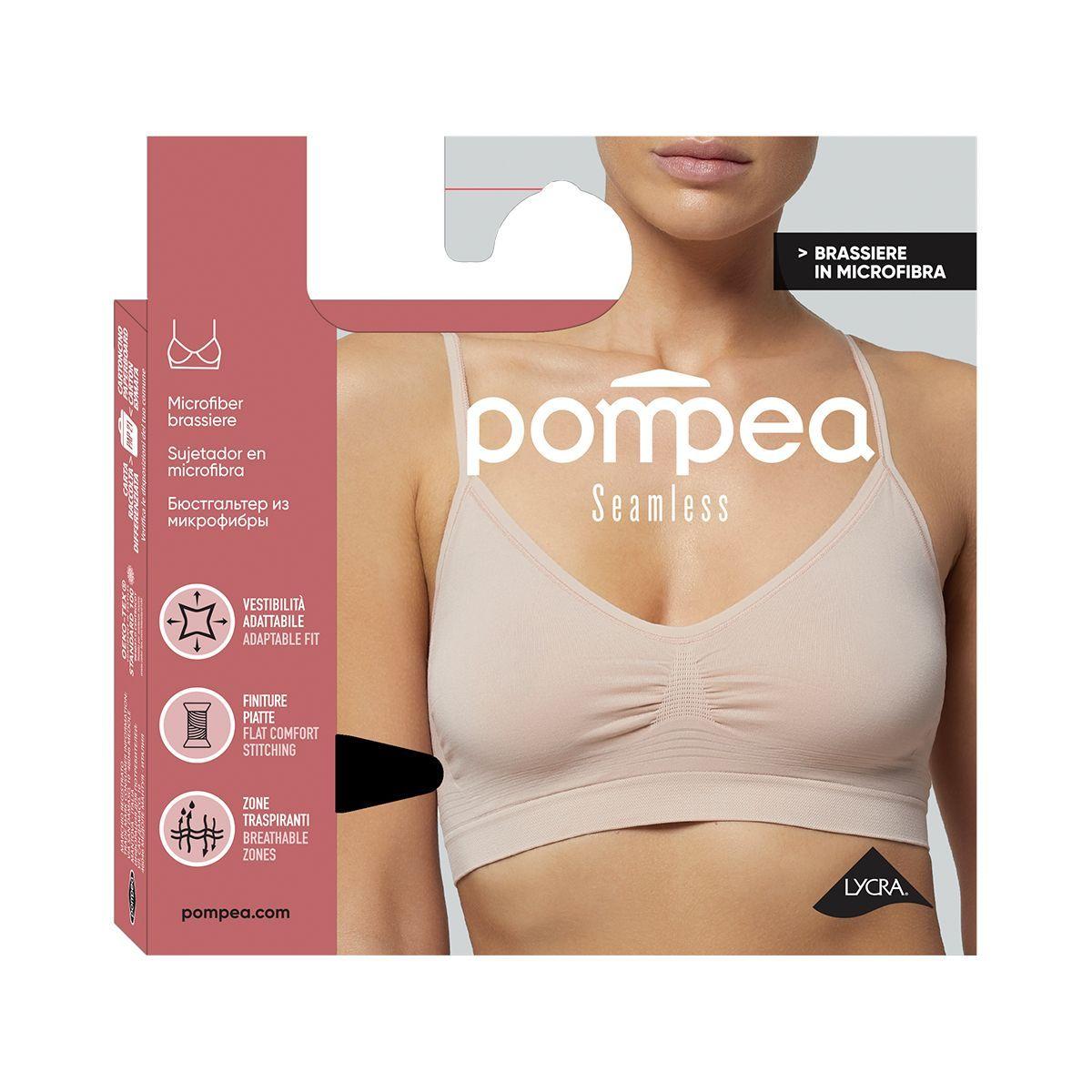 Brassiere Seamless Negro Pompea-2
