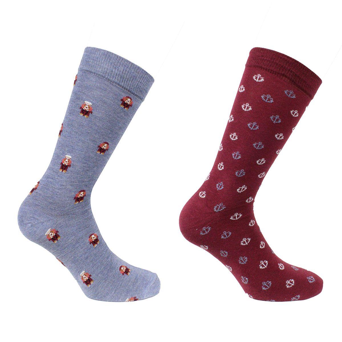 2 Pares Calcetín Bamboo Perros Bagues-0