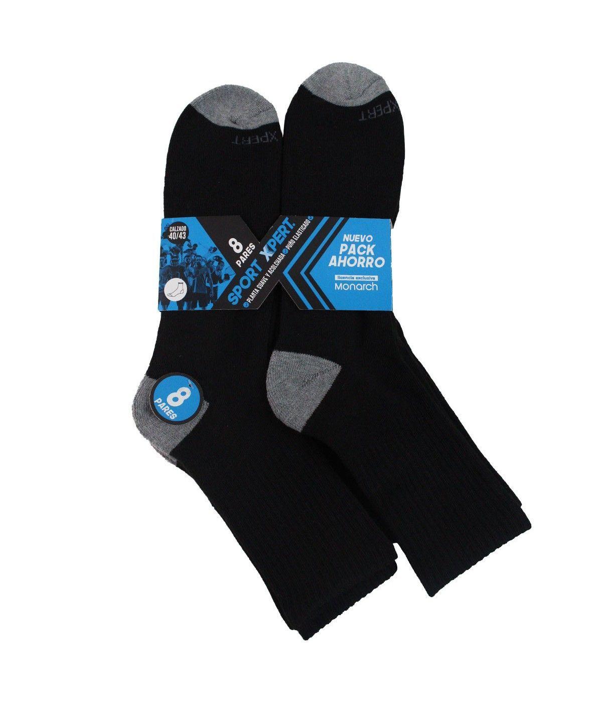 8 Pares Calcetín Sport Xpert 2/4 Monarch-3