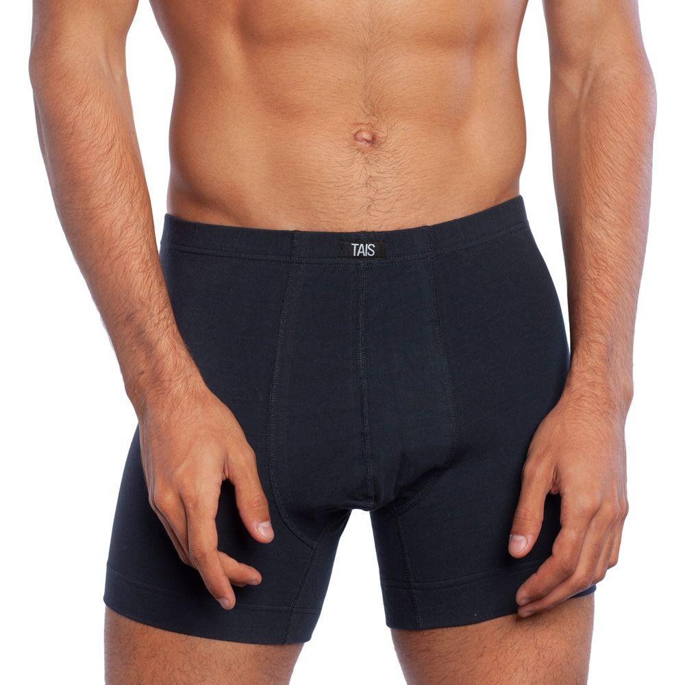 Bi-Pack Boxer Algodón Elastico Recubierto Azul-0