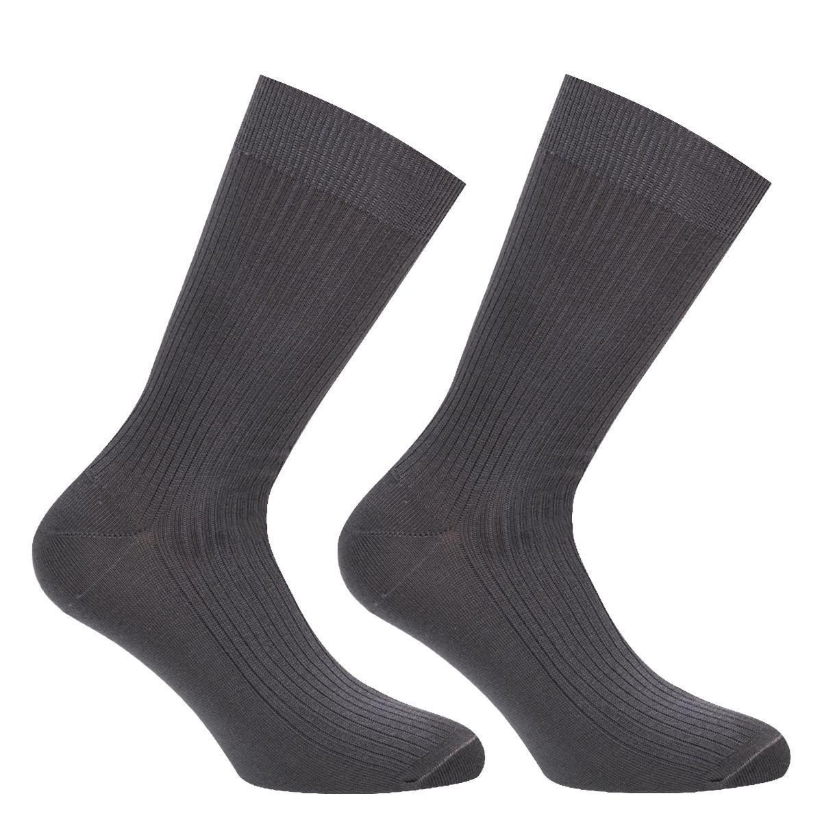 BIPACK SOQUETE ALGODON ESCOLAR GRIS-1