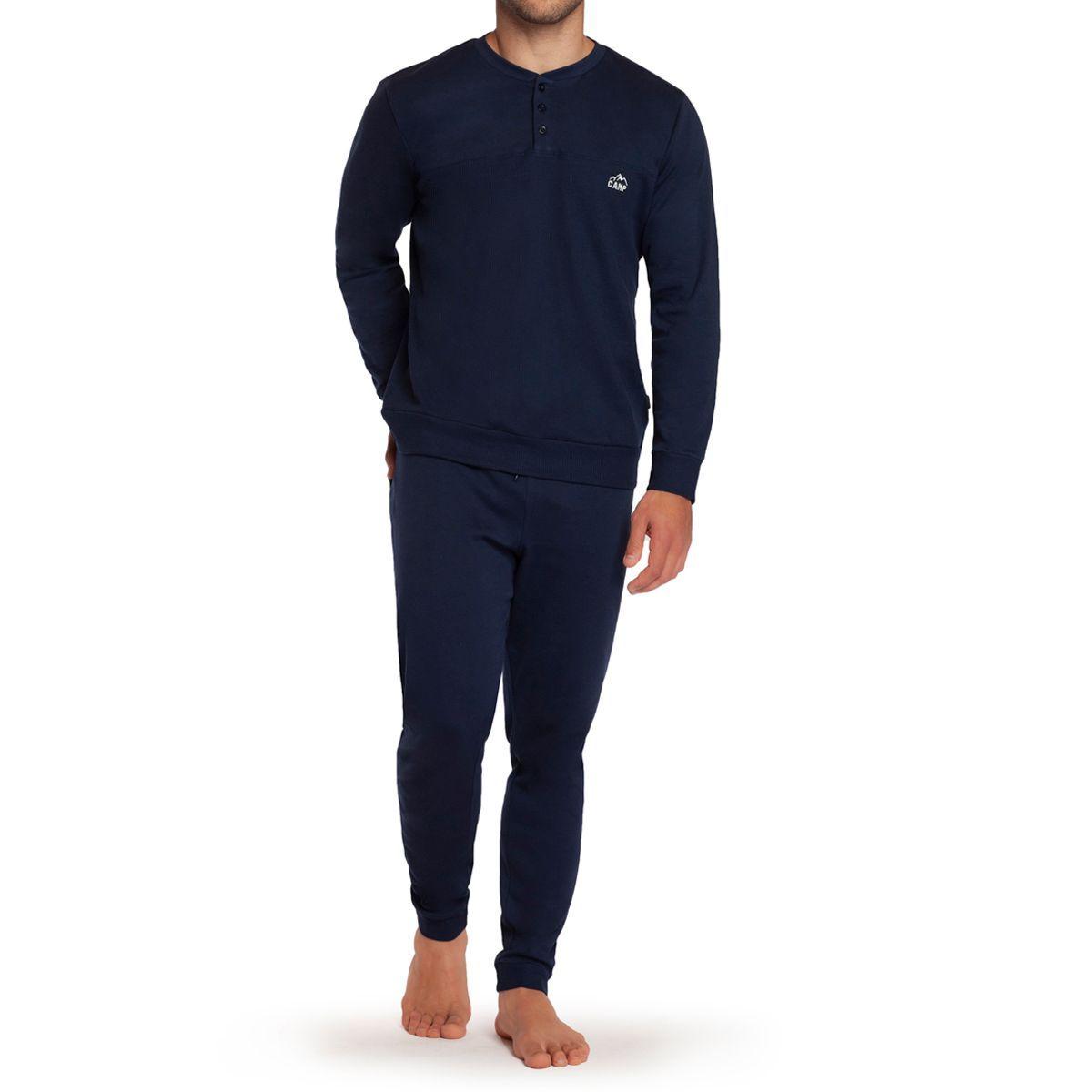 Pijama Brunico Azul Pompea-0